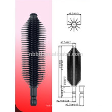 Fibra de silicone tipo escova de máscara para uso de embalagens de cosméticos